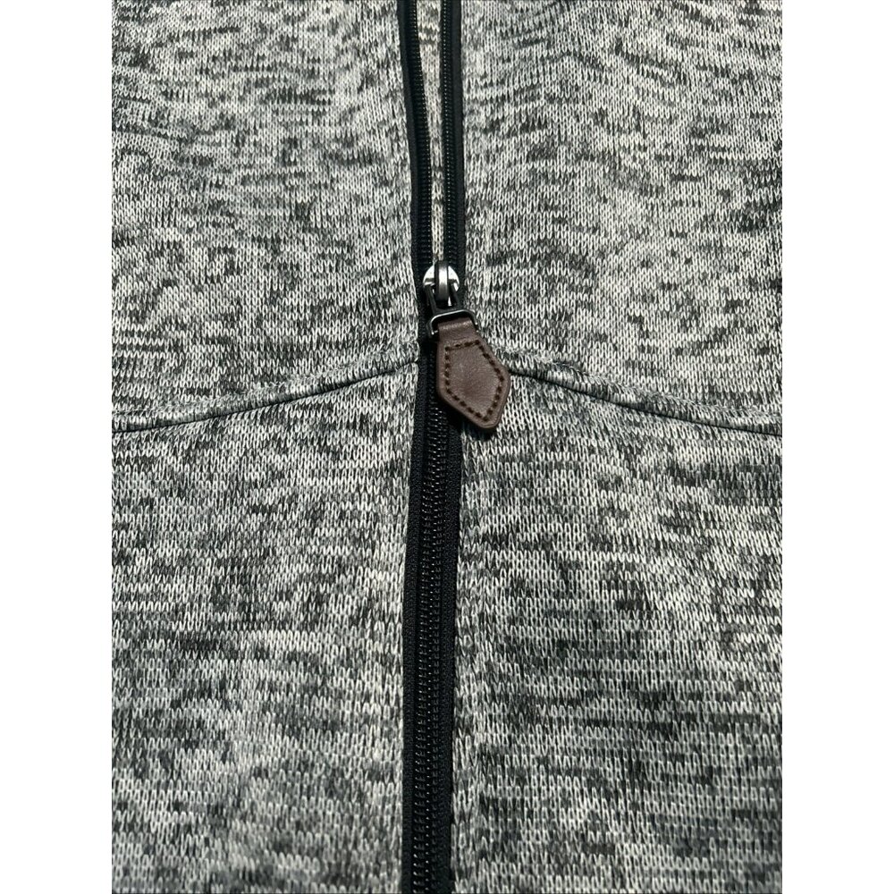 Knoss Inspire Women’s Full Zip Sweater Fleece Jacket Size S Light Gray EUC - Picture 3 of 7